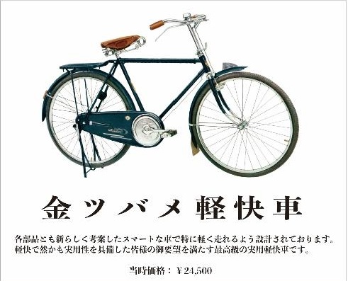 金ツバメ軽快車の紹介資料
